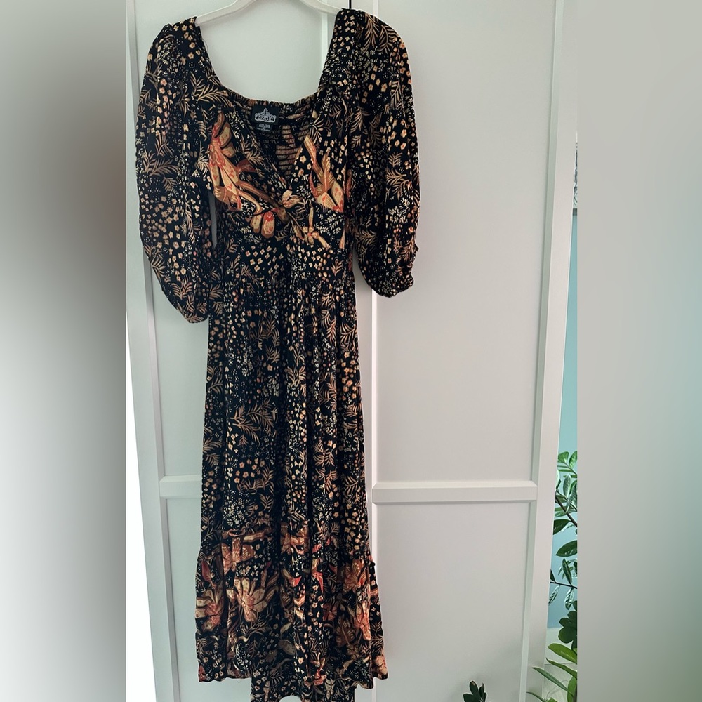 Cut out midi dress